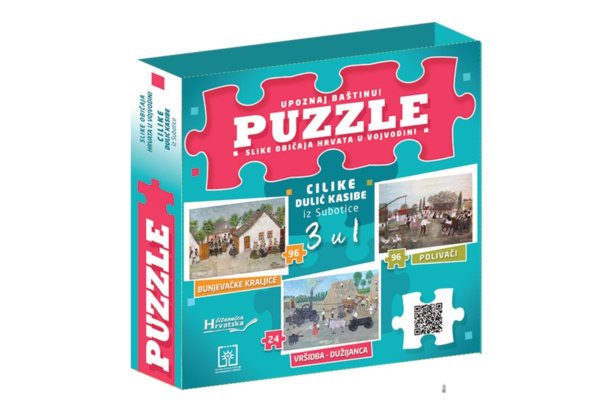 Puzzle Upoznaj baštinu – slike običaja Hrvata u Vojvodini